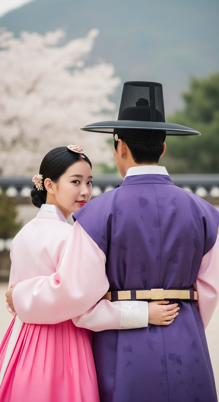 現代的なデザインの韓服