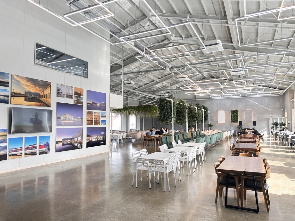 アート作品が展示されたギャラリースペース