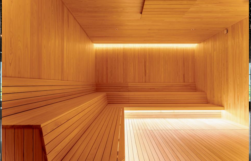 ヒノキの部屋の内部