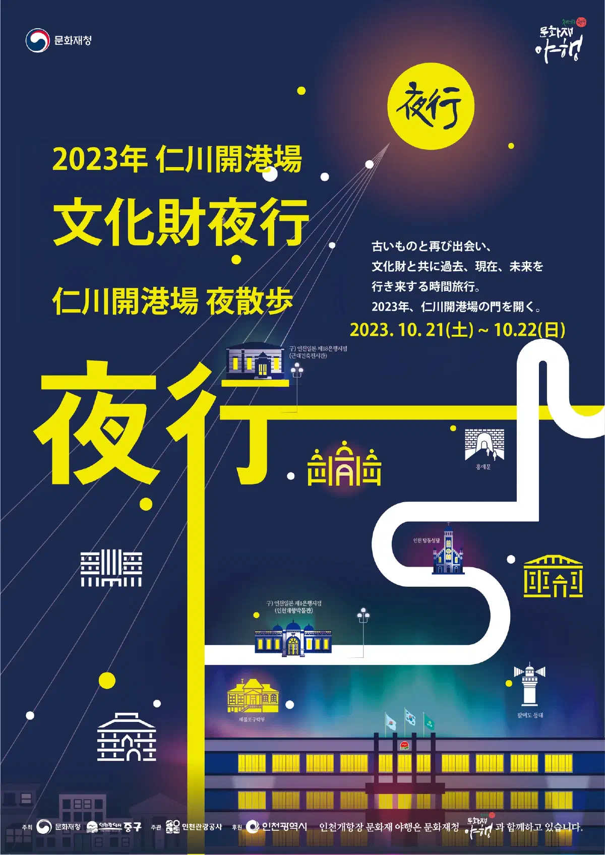 仁川中区 開港場文化遺産夜行2023 8つの夜で巡る開港140年