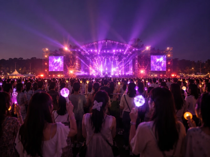 韓国の大型野外音楽フェス会場の共通イメージ