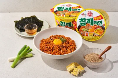 ミョンランホットドッグxオリオン / チャムケポックンミョン(ごま炒めラーメン) 新商品情報!