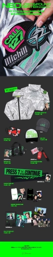 韓国のNCT 127『BLINGY』POP-UP @SEOULで販売されたグッズの一覧（1）